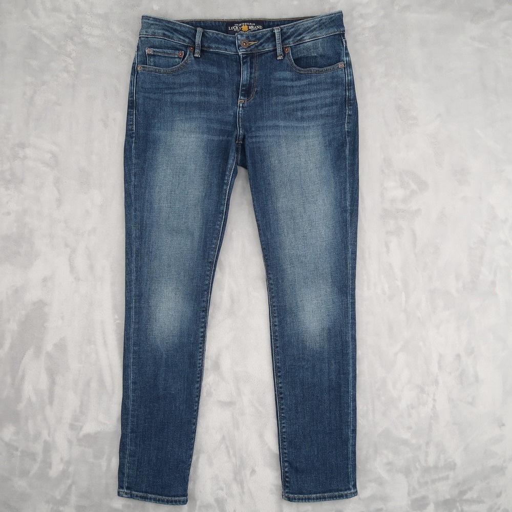 Lucky Brand Jeans Womens 6/28 Blue Lolita Skinny Low Rise Denim Pants